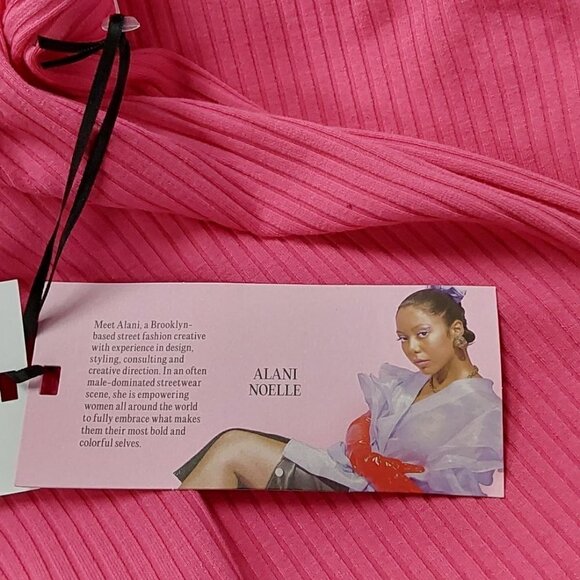 Women's Cross Waist Rib-Knit Midi Skirt | Future Collective | Small - Picture 10 of 12